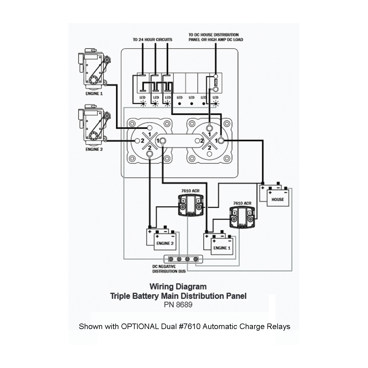 Blue Sea 7610 Wiring Diagram - Wiring Diagram